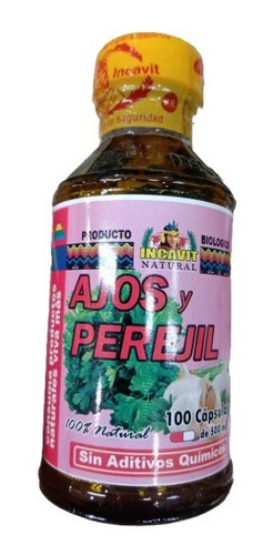 Ajos Y Perejil 100 Capsulas 500 Mg