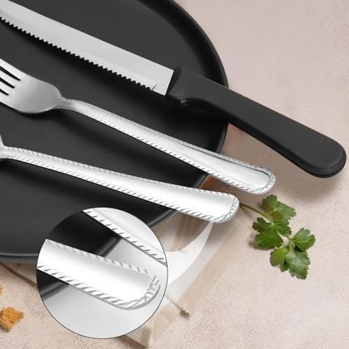 Juego De 36 Cubiertos De Acero Inoxidable Para Cena
