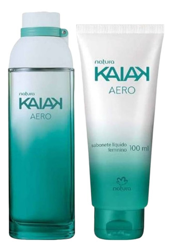 Kit Kaiak Aero Femenino 100ml + Jabon Liquido 100ml Natura 