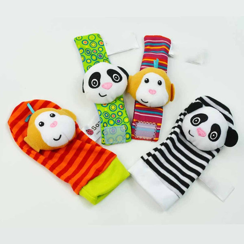 Cuna 4pcs, Peluche Sonaja Juguete Espiral For Bebe Carriola,