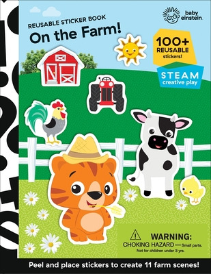 Libro Baby Einstein: On The Farm! Reusable Sticker Book -...