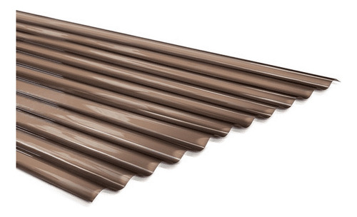 Policarbonato Ondulado Bronce Leker 0,5mmx81x200cm
