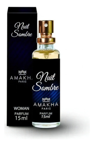 Perfume Feminino Nuit Sombre Amakha Paris 15ml P Bolsa Bolso