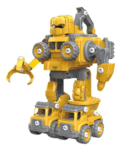 Modelo De Camión De Bomberos Robot Transformer