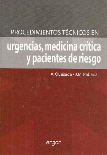 Libro Procedimientos Tecnicos En Urgencias, Medicina Criti 
