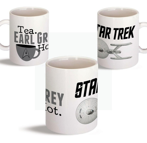 Star Trek Tea Varios Modelos Taza Ceramica 