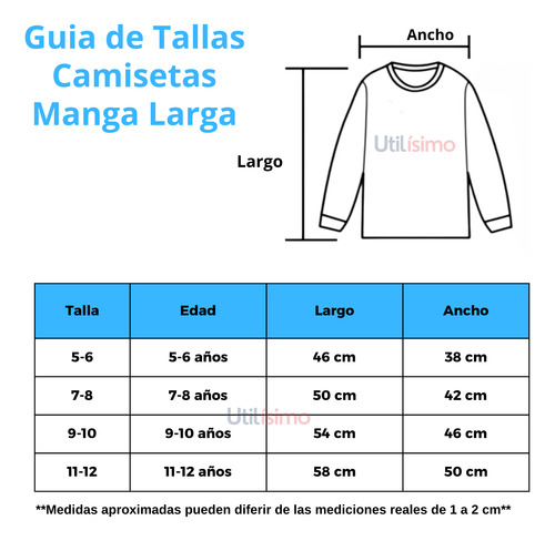 Pack 6 Camiseta Algodón Primera Capa Invierno Niño