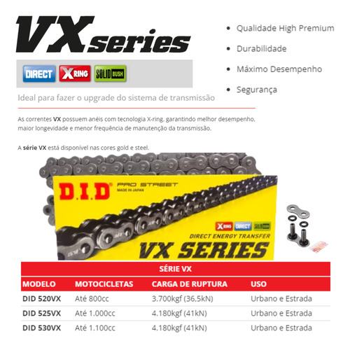 Kit Interceptor Continental Gt 650 Relação Tran Durag+did Vx