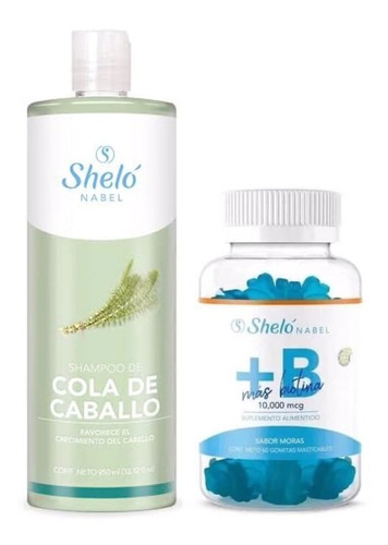 Shampoo Y Gomitas Para Cuidado Del Cabello, Shelo  Nabel.   