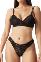 Comprar Conjunto Ropa Interior Mujer - Bralette Encaje - Colaless