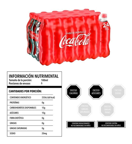 Refresco Coca-cola 24 Pzas De 600 Ml