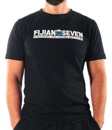 Remera Algodón Hombre Manga Corta Fijian Seven Xs Al 4xl