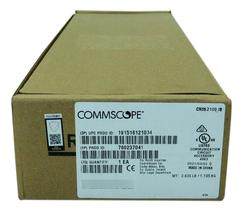 Patch Panel Cat6 Modular Descarregado Commscope 48 Portas