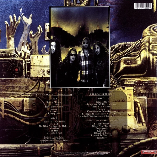 Lp Vinil Sepultura Chaos A.d. (expanded Edition)(2lp)