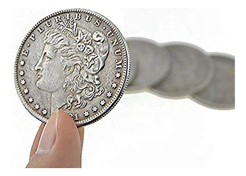 Steel Morgan Dollar (3.8 Cm Dia) Monedas De Trucos De Magia