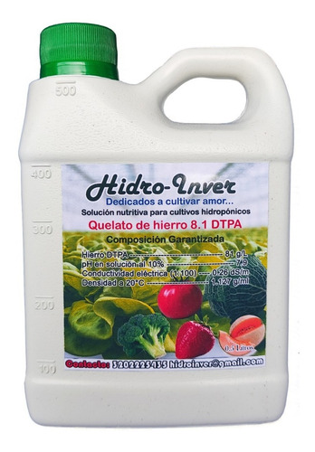 Quelato De Hierro Dtpa Para Hidroponia O Fertirriego.