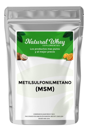 Metil Sulfonil Metano Msm Azufre 1 Kilo Máxima Pureza 