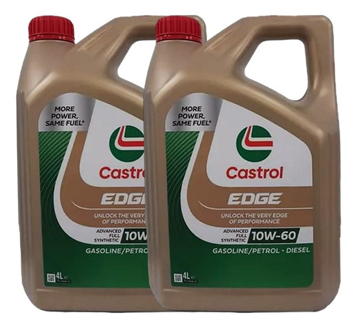 Aceite Castrol Sintético 10w60 2 Unidades / 8 Lts - Formula1