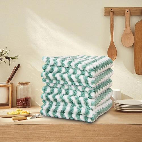 Toallas De Cocina Reutilizables, 5 Uds., Paños De Limpieza,