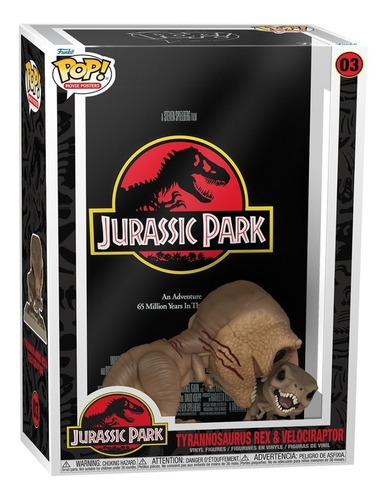 Imagen 1 de 1 de Funko Pop Movie Posters: Jurassic Park - Tyrannosaurus Rex
