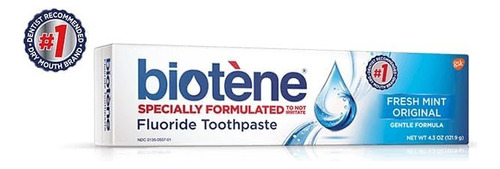 Pasta De Dientes Biotene Fluoruro Fresh Mint Original 125ml
