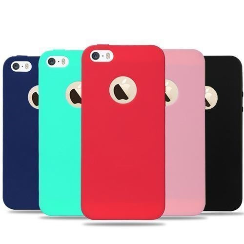 Protector Funda  iPhone 6 6s Silicona Azul Carcasa