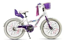 Comprar Bicicleta Infantil Raleigh Jazzi R20 Frenos V-brakes Color Blanco\u002FVioleta