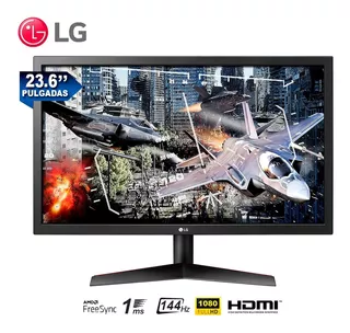 Monitor 144hz Gamer Ultrageartm LG 24gl600f-b 24 Pulgadas