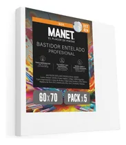 Comprar Bastidor Entelado Lienzo Acrilico Oleo Manet 60x70 Box X5 Óleo Blanco