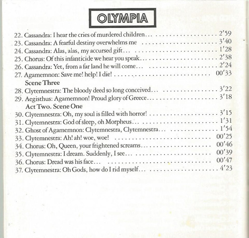 Box 2 Cds - Taneiev - The Oresteia - Musical In 3 Acts - Imp (Usado)
