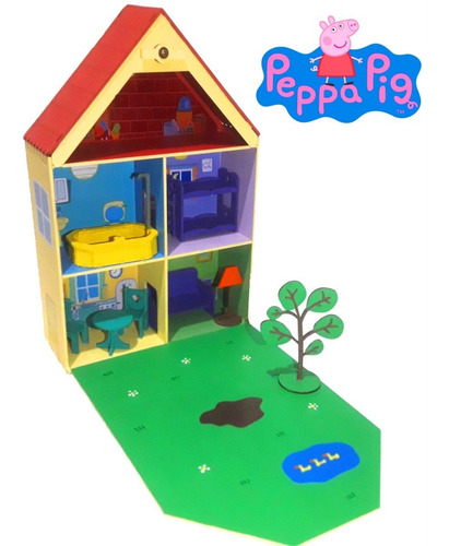 Peppa Set Pack 6 Muñecos Sra Gacela Y Amigos Articulado Caja