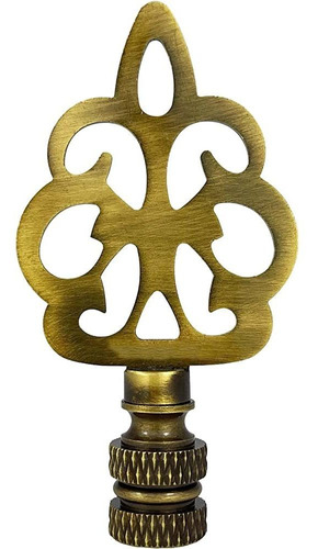 Royal Designs Open Filigrane Motif 3  Lámpara Finial Para Pa