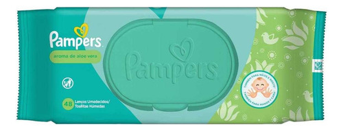Toallitas Humedas Pampers Aroma Aloe Vera Con Tapa X48u