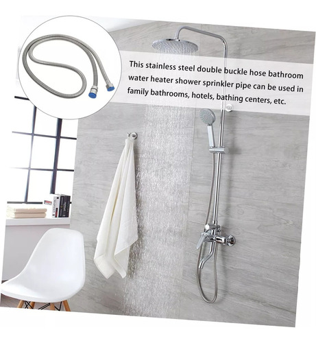 . Manguera De Ducha Flexible De Acero Inoxidable, 3 Metros