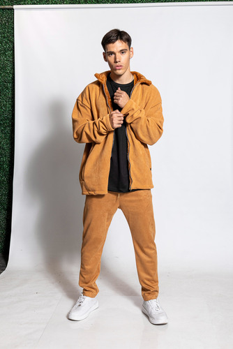 Pantalón Hombre Gabardina Con Bolsillos Liso Clásico Shaffe