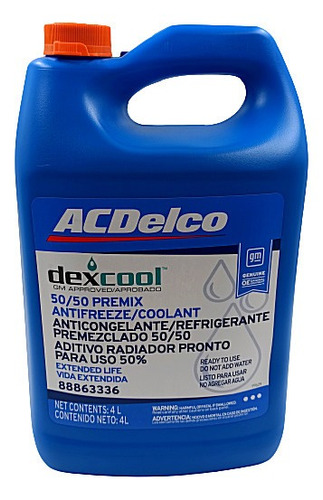 Imagen 2 de 3 de Refrigerante 50/50 Acdelco Original Americano