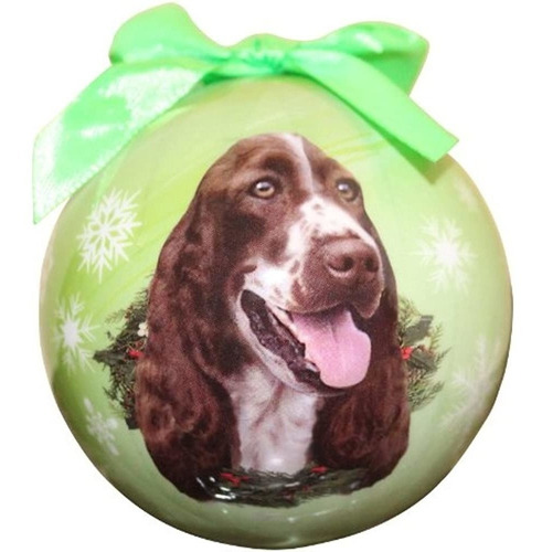 Springer Spaniel Navidad Ornamento Irrompible A Prueba De Ba