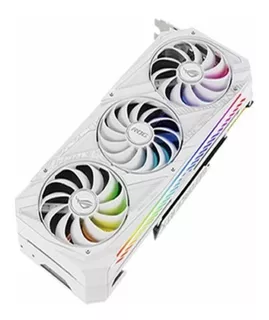 Placa De Vídeo Blanca Asus Rog Strix Geforce 3090 24gb Oc