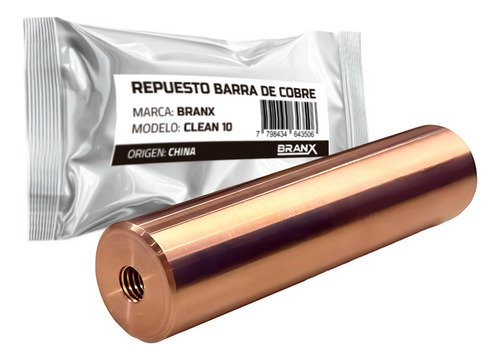 Repuesto Barra Anodo De Cobre Ionizador Solar Branx