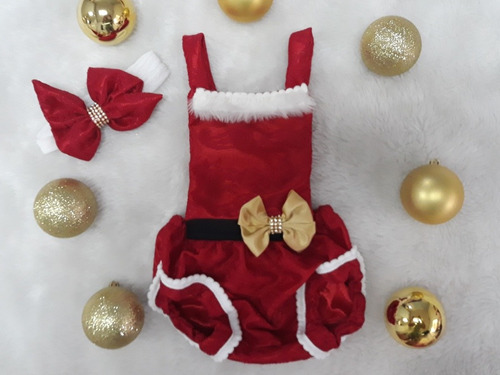 roupa de natal para bebe menina