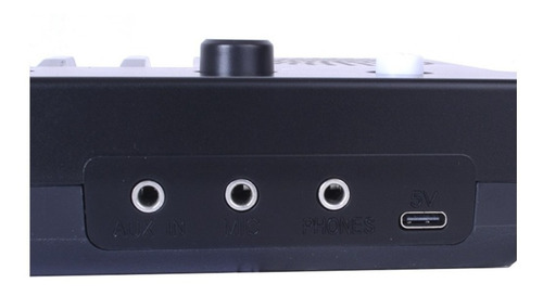 Imagen 3 de 4 de Kids Keytar 37 Notas Negro Recargable