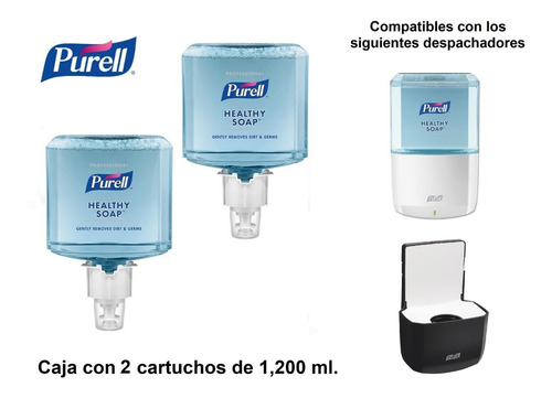 Purell 6477-02 Jabon Espuma Para Manos C/2 1200ml Es6