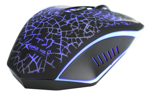 Imagen 3 de 5 de Mouse Gamer De Juego Xtrikeme 205 Negro Luces Led Rgb