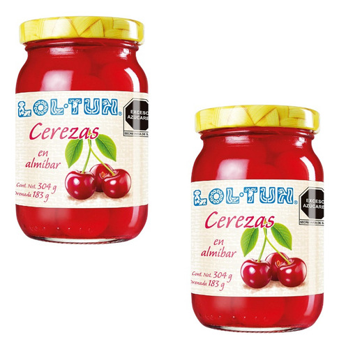 Lol-tun Cerezas En Almíbar 183g