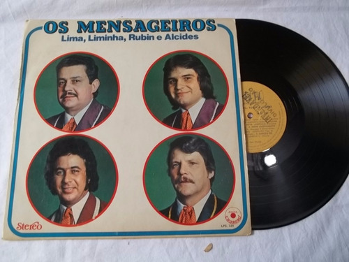 Lp Vinil - Os Mensageiros - Lima Liminha Rubin Alcides 