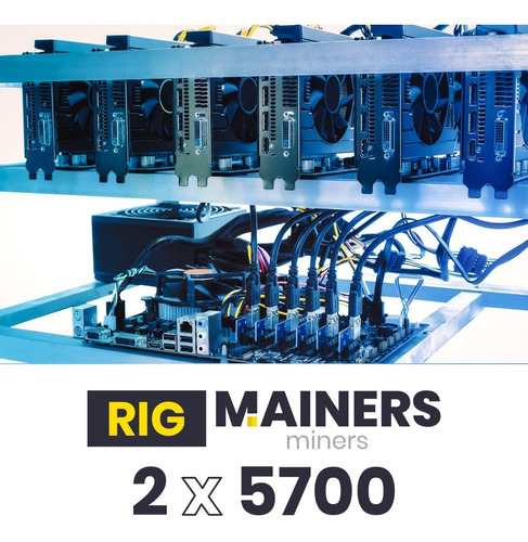 Rig Para Mineria Ether Bitcoin Gpu Crypto Dolares 2 X 5700