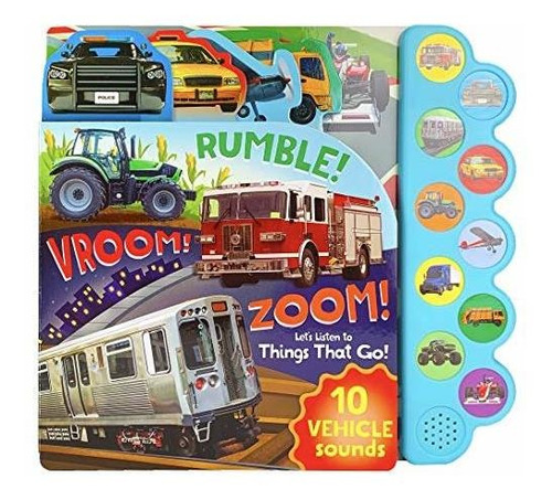 Book : Rumble Vroom Zoom Lets Listen To Things That Go -