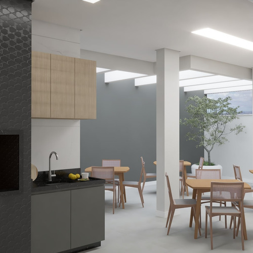 Imagem 9 de 14 de Residencial Arc | Apartamento No Nova Brasília Com 02 Dormitórios | Entrada Parcelada - Sa02009 - 69871471