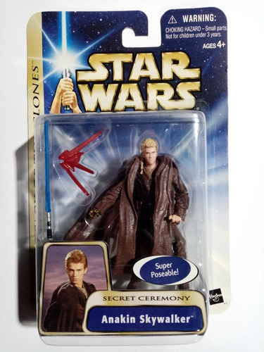 Star Wars Saga Azul Attack Clones Anakin Skywalker Ceremony (Usado)