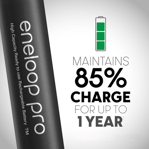 Mejor Cargador De Pilas Recargables Eneloop Cc17 + 4 Aa 2550